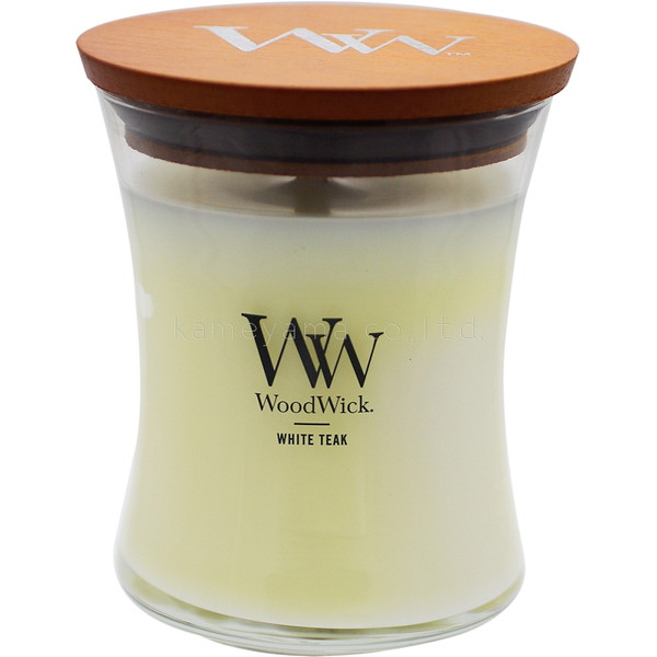 [WoodWick] ジャーキャンドルM ホワイトチーク