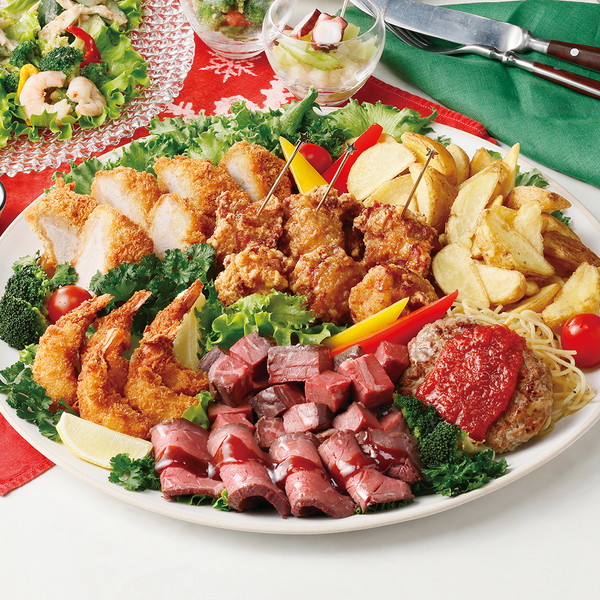 【店頭受取】[かつヰ] クリスマス限定 お肉屋さんのオードブル（4～5人前）