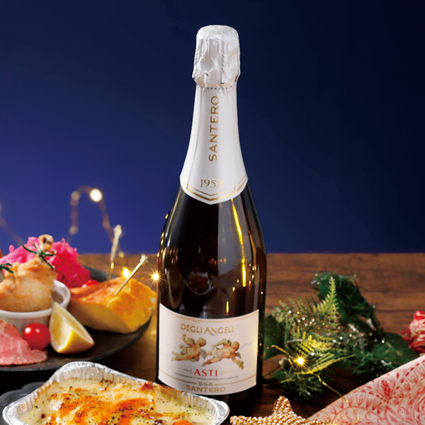 【店頭受取】 [WINE 古武士屋]サンテロ 天使のアスティ（750ml、イタリア、甘口、白泡）