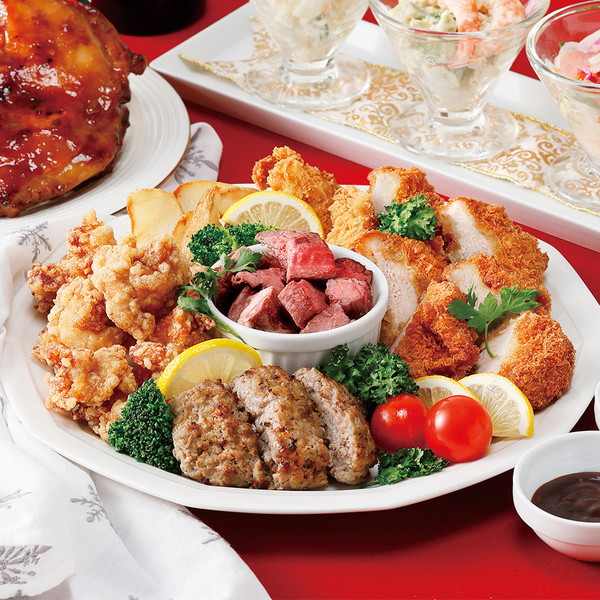 【店頭受取】 [かつヰ]お肉屋さんのオードブル（2～3人前）
