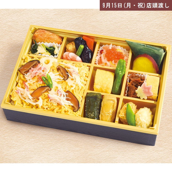 【店頭受取】 [梅の花] 季節弁当ことぶき（ちらし寿司）(235×165mm、1段)