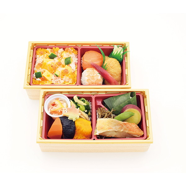 【店頭受取】[古市庵] 敬老の日二段重(175×90mm、2段)
