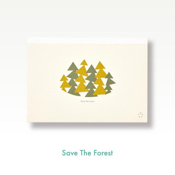 [OGUNO]まある サステナブルパッド Save The Forest ／ B6