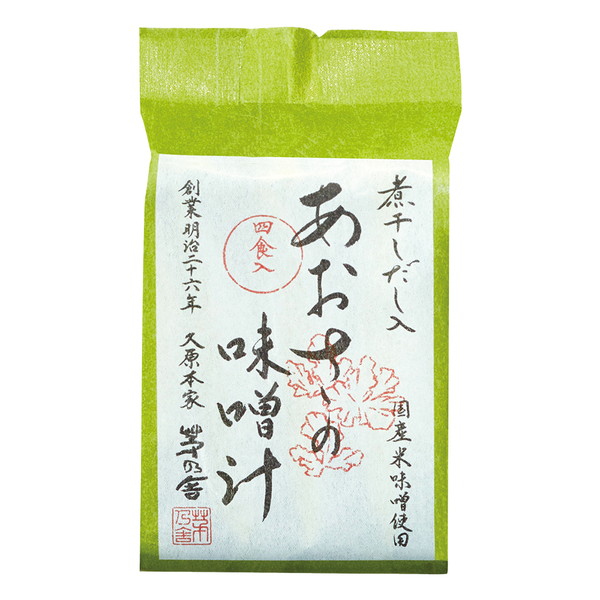 [茅乃舎] あおさの味噌汁  (4食入)　～ネットデパ地下