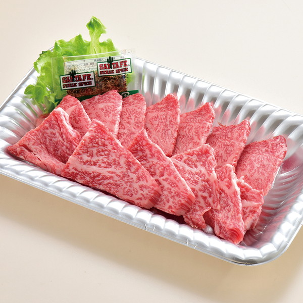 [お肉処さくら井] 九州産 特選牛霜降りカルビ焼肉用 (約130ｇ)　～ネットデパ地下