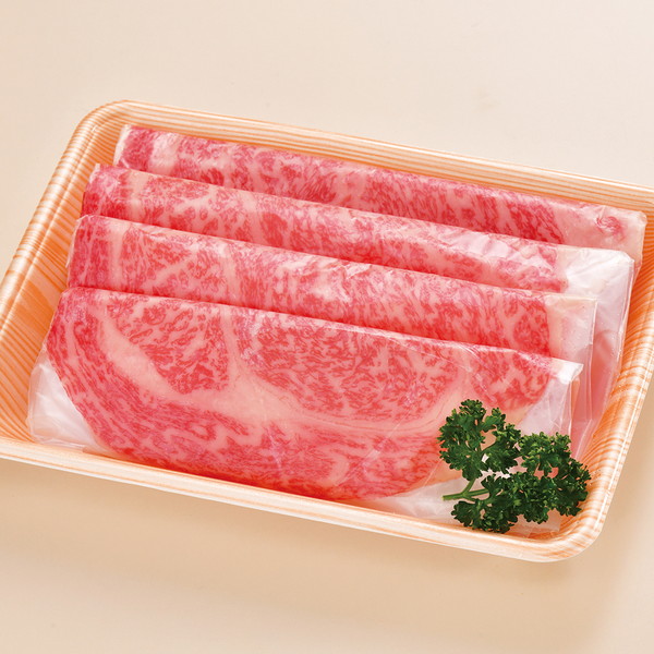 [お肉処さくら井] 九州産 黒毛和牛ローススライス (約130ｇ)　～ネットデパ地下
