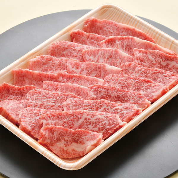 [お肉の叶家] 九州産 黒毛和牛上カルビ焼肉用 (100ｇ)　～ネットデパ地下