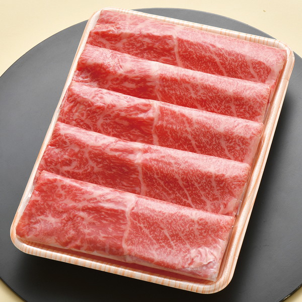 [お肉の叶家] 三重県産 松阪牛ももうす切り (100ｇ)　～ネットデパ地下