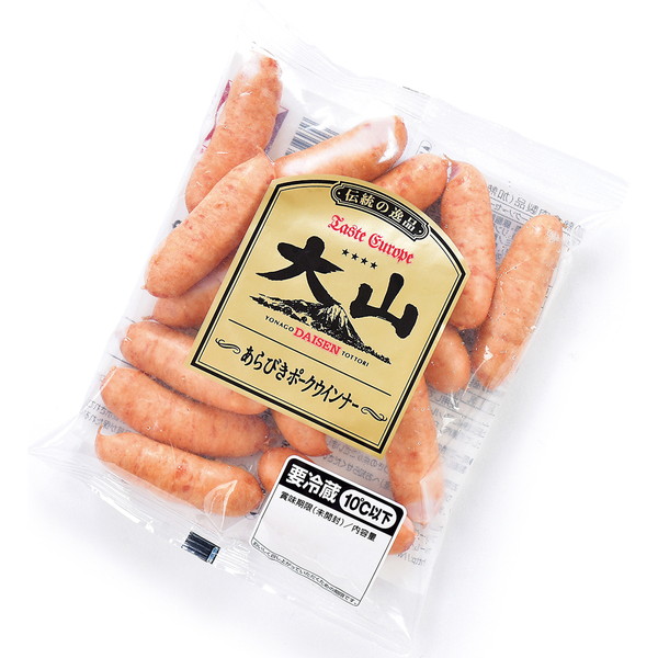 [お肉処さくら井] 大山ハム あらびきポークウインナー (1パック)　～ネットデパ地下