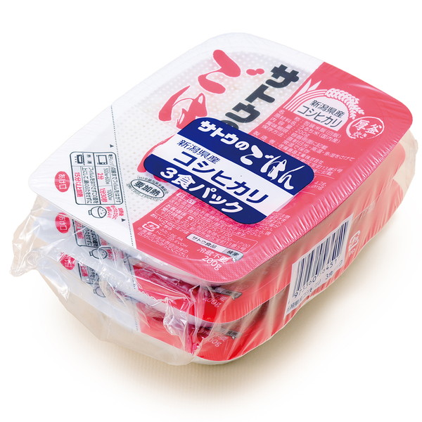 [IMC サトウ]  新潟県産コシヒカリ  (3パック)　～ネットデパ地下