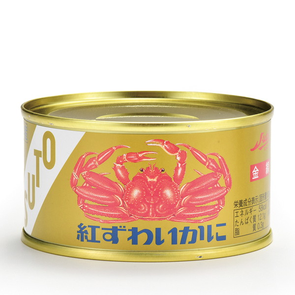 [IMC ストー缶詰] 紅ずわいかに金線缶詰 (100ｇ)　～ネットデパ地下