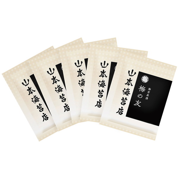 [山本海苔店] 海苔茶漬「梅の友」  (1袋5.5g、5袋入)　～ネットデパ地下