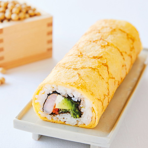 【2月3日(火)お届け】[RF1] 野菜と愉しむ　海老とアボカドの福恵方巻 (ハーフ)　～ネットデパ地下