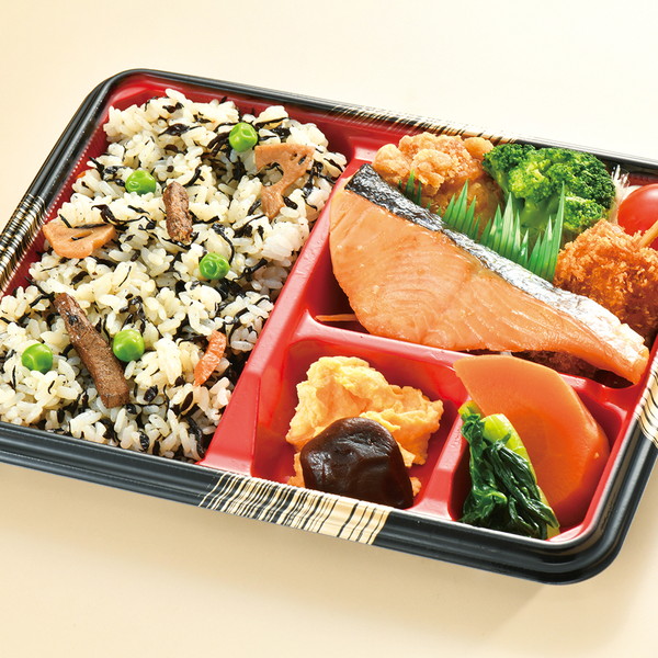 [柿安ダイニング] ひじきご飯と銀鮭の塩焼き弁当（1個）　～ネットデパ地下
