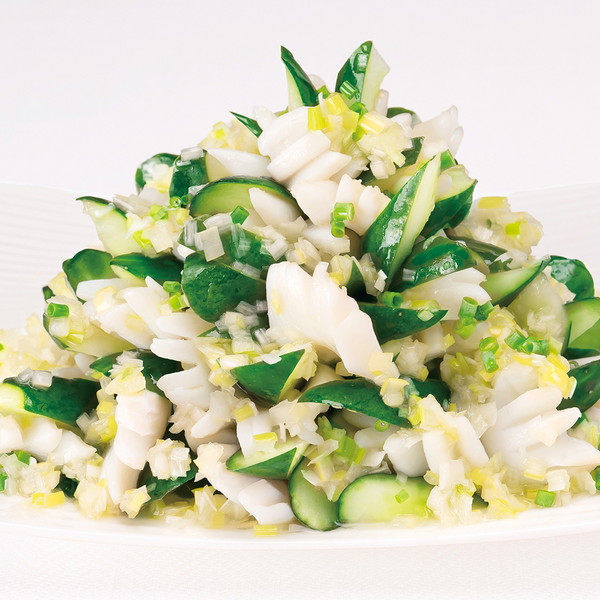 [柿安ダイニング] イカと胡瓜の葱塩ダレ（100ｇ）　～ネットデパ地下