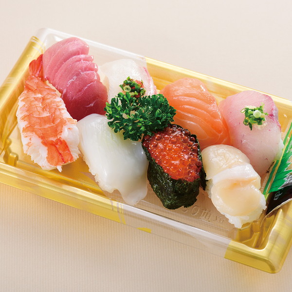 [鮮魚丸福] 中トロ入にぎり寿司（8貫）　～ネットデパ地下