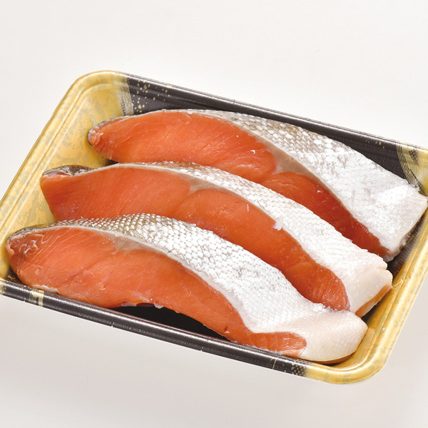 [秀栄丸] 紅鮭　甘塩（3枚）　～ネットデパ地下