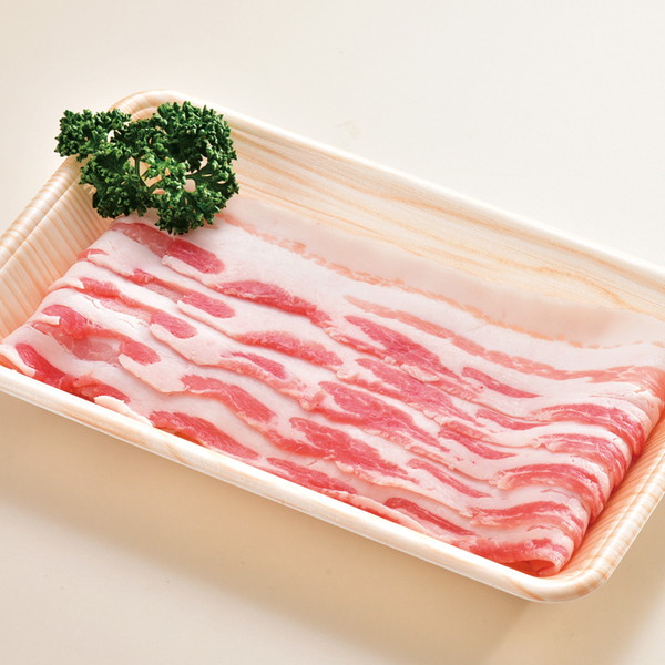 [お肉処さくら井] 鹿児島県産　黒豚バラスライス（約200ｇ）　～ネットデパ地下