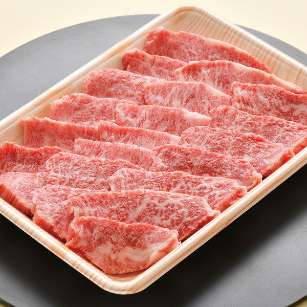 [お肉の叶家] 九州産　黒毛和牛上カルビ焼肉用（100ｇ）　～ネットデパ地下