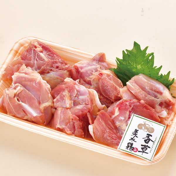 [鶏三和（精肉）] 香草美水鶏　もも角切り（100ｇ）　～ネットデパ地下