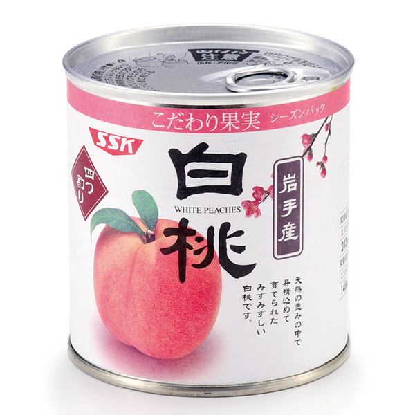 [IMC　SSK] こだわり果実　白桃（四つ割り、295ｇ）　～ネットデパ地下