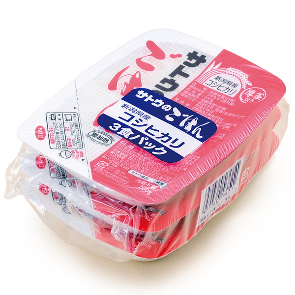 [IMC　サトウ] 新潟県産コシヒカリ　（3パック）　～ネットデパ地下