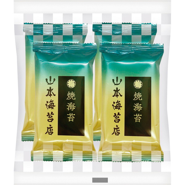 [山本海苔店] 銘々焼海苔　(8切6枚、4袋入)　～ネットデパ地下