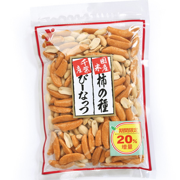 [IMC　谷貝食品] 国産米柿の種＆千葉産ぴーなっつ（180ｇ）　～ネットデパ地下