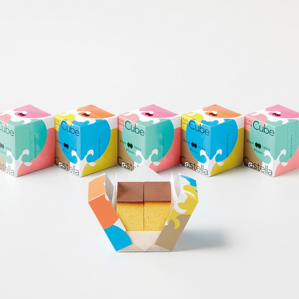 [福砂屋] キュ-ブカステラ（2切入）　～ネットデパ地下