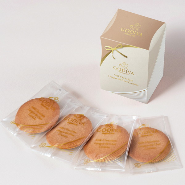 [ゴディバ] ミルクチョコレート　ラングドシャクッキ-（4枚入）　～ネットデパ地下