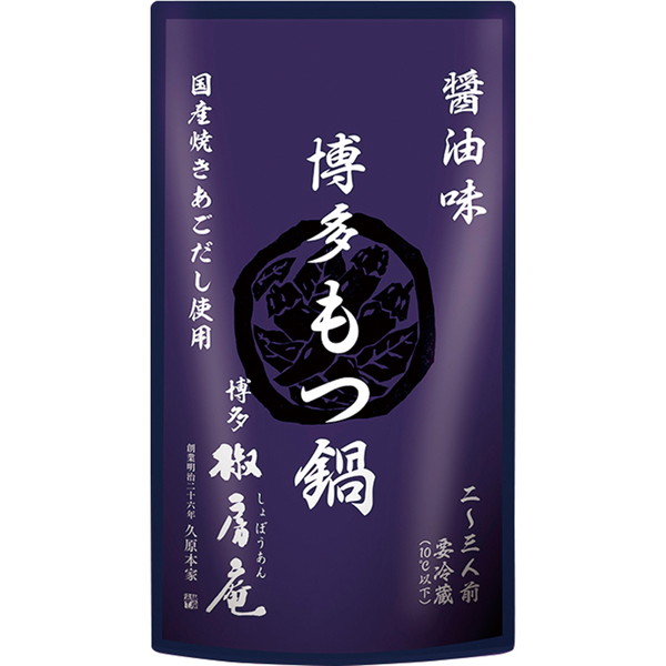 [茅乃舎][椒房庵] もつ鍋スープ 醤油味（600g） ～ネットデパ地下