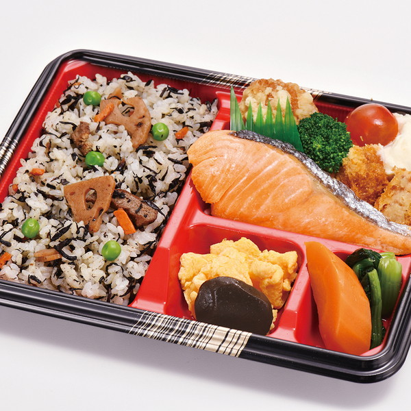 [柿安ダイニング] ひじきご飯と銀鮭の塩焼き弁当（1個） ～ネットデパ地下