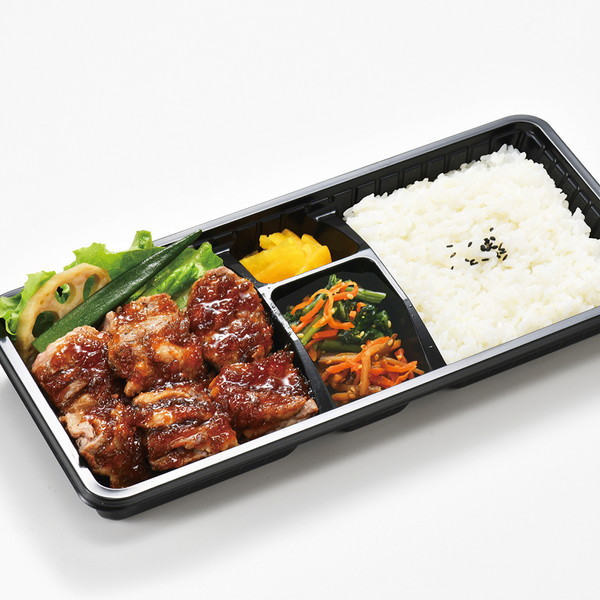 [すてーき物語] 牛中落カルビすてーき弁当（玉ねぎソース）（1折） ～ネットデパ地下