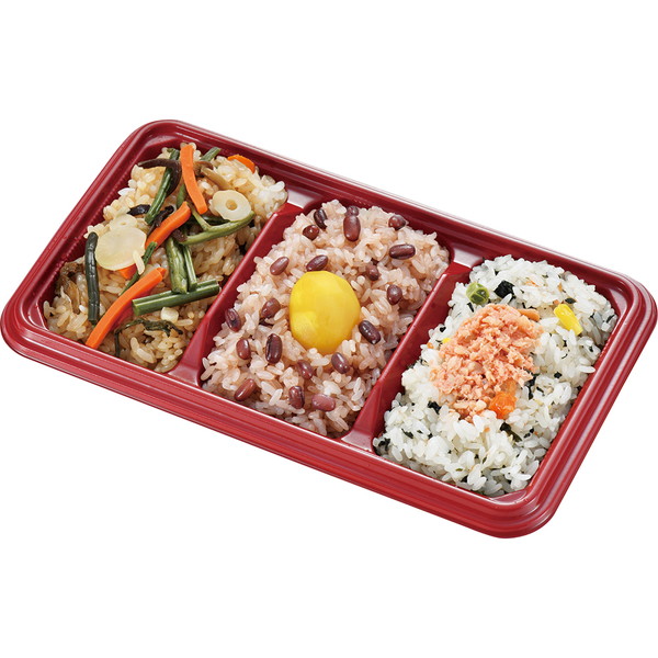 [まんえい堂] おこわ食べくらべ（栗・山菜・鮭）（1折） ～ネットデパ地下