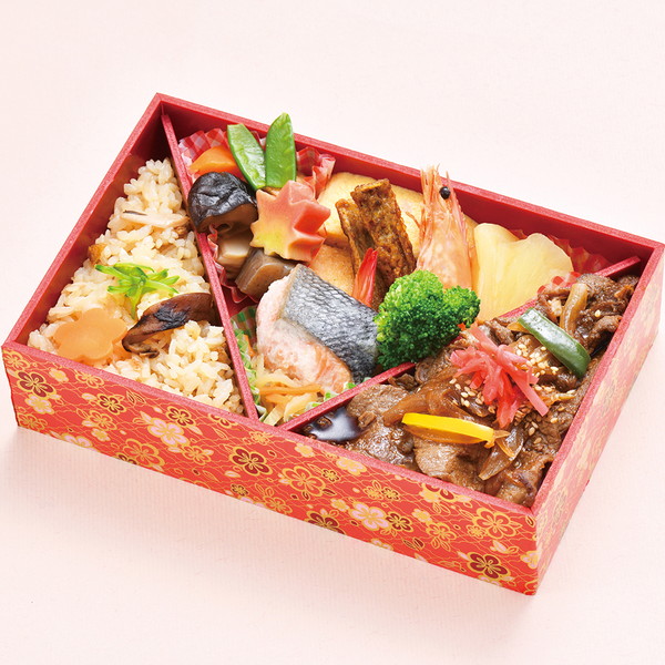 [一椿] いぶき 牛肉、季節御飯弁当（1折） ～ネットデパ地下