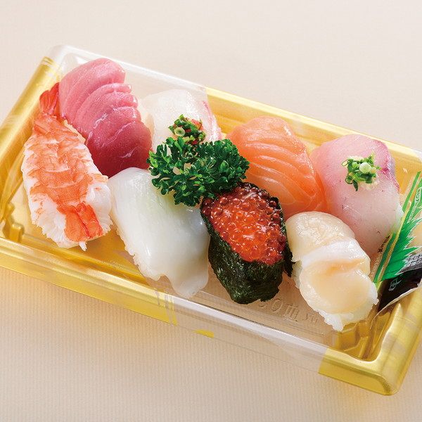 [鮮魚丸福] 中トロ入にぎり寿司（8貫） ～ネットデパ地下