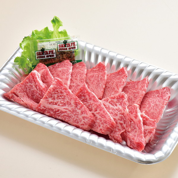 [お肉処さくら井] 九州産 特選牛霜降りカルビ焼肉用（約130g） ～ネットデパ地下