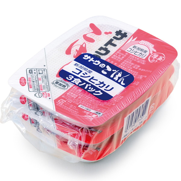 [IMC サトウ] 新潟県産 コシヒカリ（3パック） ～ネットデパ地下