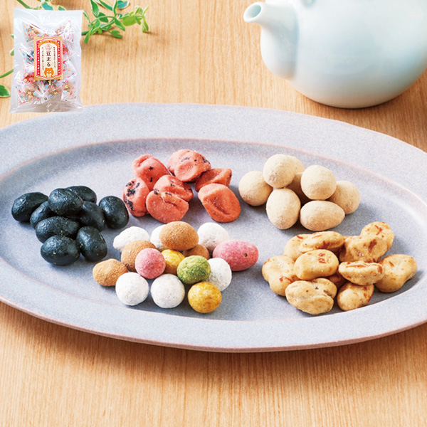 [風雅] 風雅豆菓子詰合せ 豆まる（5種類、13袋入） ～ネットデパ地下