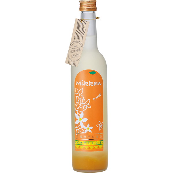 [和洋酒 みつばや酒店] 若松みかん梅酒 Mikkan（500ml、9度） ～ネットデパ地下