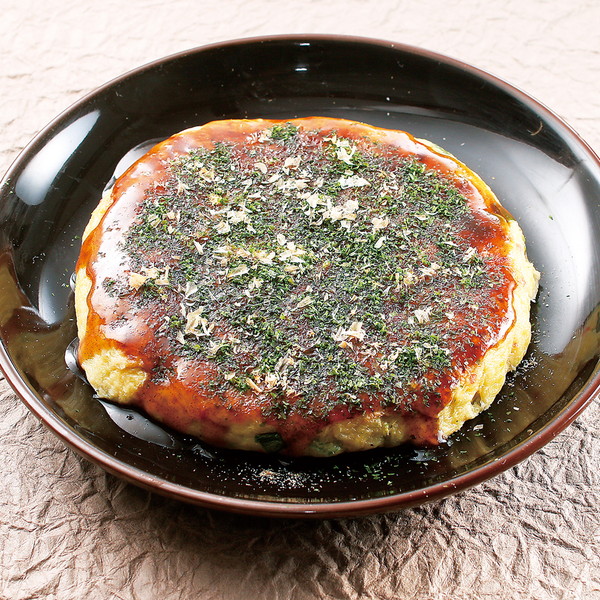 [どんぐり] 京野菜の入った京風お好み焼 いか玉