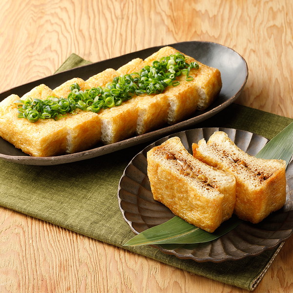 栃尾あぶらげ Ｂセット（栃尾あぶらげ5枚、ネギ味噌入り3枚）