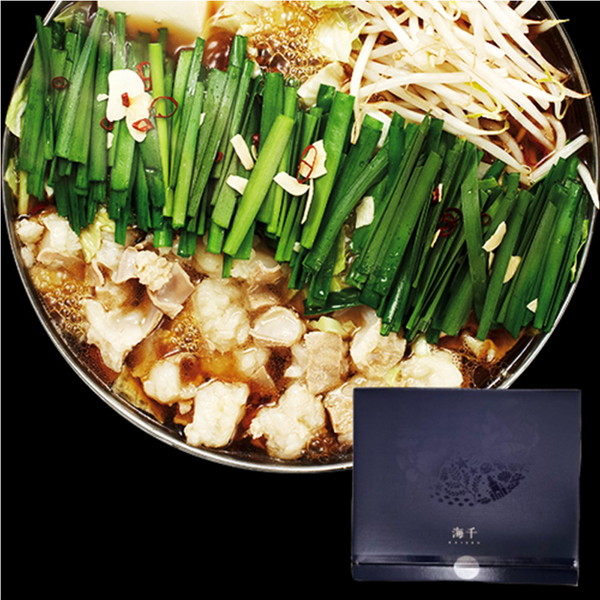 [海千] 博多もつ鍋・醤油（3人前） [8762]