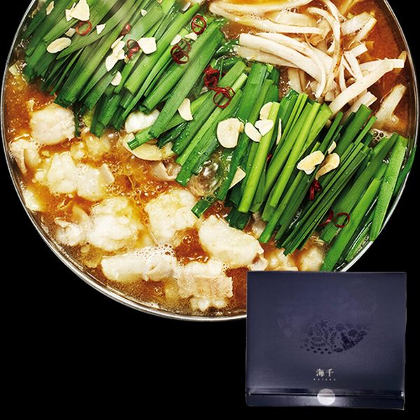 [海千] 博多もつ鍋・味噌（3人前） [8767]
