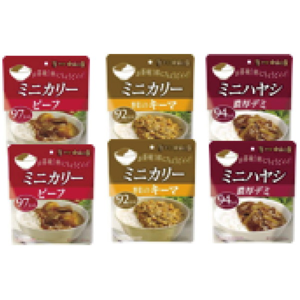 [グロサリー（アイエムシー）] 新宿中村屋 ミニカリー６個セット