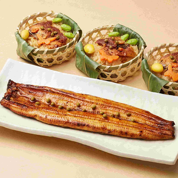 [京料理 美濃吉] 母の日 鰻蒲焼と鰻飯蒸し詰合せ [UK-80]