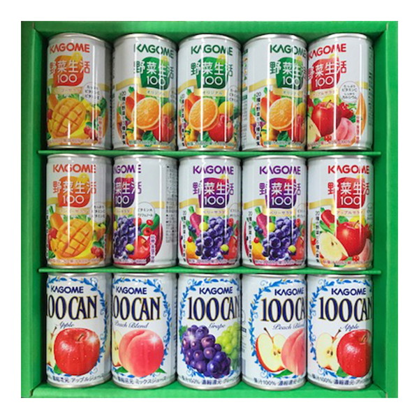 [解体セール][カゴメ] フルーツ＆野菜飲料詰合せ[ＫＳＲ２０Ｐ]