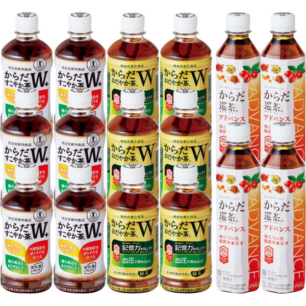 [解体セール]日本コカコーラからだすこやか茶Ｗ＋からだおだやか茶からだ巡茶[ＫＯＭ３０]
