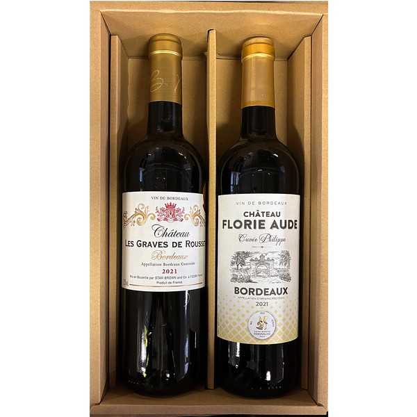 [YT-30] フランスボルドー金賞受賞赤ワイン2本セット[解体セール]