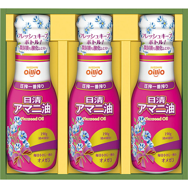 [AM-30] 「日清」アマニ油ギフト[解体セール]
